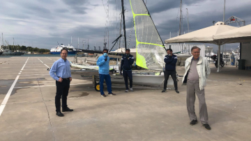 Μαυρωτάς: Επιθεώρησε το «Athens International Sailing Center»