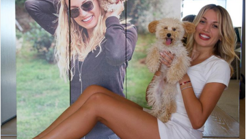 H Κωνσταντίνα Σπυροπούλου δεν πάει πουθενά χώρις το σκυλάκι της