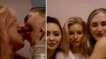 Η 22χρονη αδερφή της Κέιτ Μος, το φιλί με γλώσσα στη φίλη και η δημόσια συγγνώμη (βίντεο)