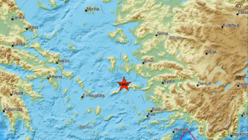 Σεισμός τώρα 4,3 Ρίχτερ κοντά στη Σάμο 