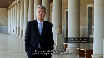 Το πρώτο επετειακό βίντεο της Αμερικανικής Πρεσβείας για τα 200 χρόνια από το 1821 με αφήγηση Πάιατ