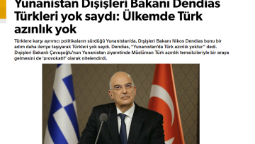 Προκλητική η Γενί Σαφάκ: «Ο Δένδιας αγνοεί τους "Τούρκους" της Θράκης»