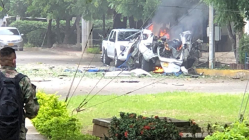 Κολομβία: Τουλάχιστον 23 τραυματίες σε έκρηξη αυτοκινήτου-βόμβας σε στρατιωτική βάση - Δείτε βίντεο