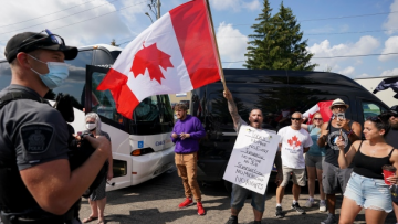 Καναδάς: Ένας διαδηλωτής συνελήφθη και κατηγορείται ότι εκτόξευσε απειλές θανάτου εναντίον του Τριντό