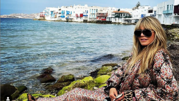 Η Χάιντι Κλουμ διαφημίζει την Ελλάδα με τον καλύτερο τρόπο