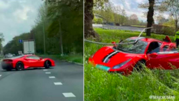 Βίντεο: Οδηγός Ferrari 488 Pista σαν του Τζώρτζη Μονογυιού χάνει τον έλεγχο στην ευθεία και πέφτει πάνω σε δέντρο 