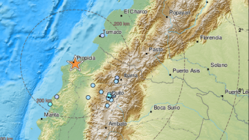 Σεισμός 5,8 Ρίχτερ κοντά στις ακτές του Ισημερινού