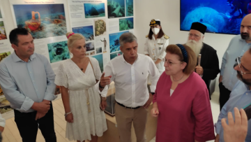 Τρία νέα υποβρύχια μουσεία παραδόθηκαν στο κοινό προς επισκεψιμότητα παρουσία της Λίνας Μενδώνη