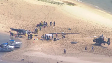 Αυστραλία: Η στιγμή που δύο ελικόπτερα στην Αυστραλία συγκρούονται στον αέρα - Δείτε βίντεο