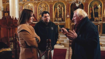 Μεγάλη Εικόνα: Η Νίκη Λυμπεράκη υποδέχεται τον πρέσβη των ΗΠΑ, Γιώργο Τσούνη