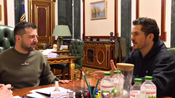 Ορλάντο Μπλουμ: Συνάντησε τον Βολοντίμιρ Ζελένσκι για τα παιδιά της Ουκρανίας - Δείτε το βίντεο