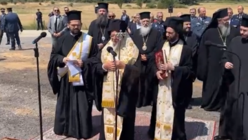 Τρισάγιο στα Τέμπη τέλεσε ο Οικουμενικός Πατριάρχης