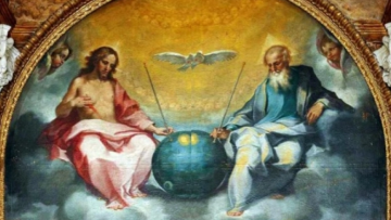 Θεωρίες συνωμοσίας έχουν ξεσπάσει μετά την απεικόνιση του Ιησού Χριστού με ένα δορυφόρο σε πίνακα της Αναγέννησης