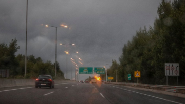 Διακοπή κυκλοφορίας λόγω των έντονων βροχοπτώσεων σε νέα και παλαιά εθνική οδό Αθηνών-Πατρών