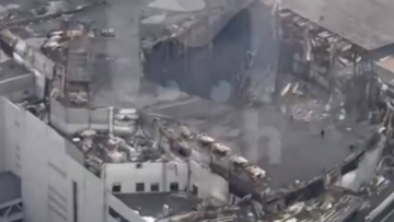 Μόσχα: Οι ανυπολόγιστες καταστροφές στον συναυλιακό χώρο Crocus City Hall σε βίντεο από ελικόπτερο 