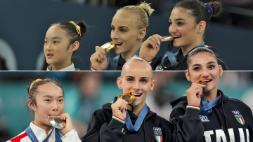 Ολυμπιακοί Αγώνες: Η  γλυκύτατη Τζου Γιακίν είδε τις συναθλήτριές της να δαγκώνουν τα μετάλλια και τις μιμήθηκε - Δείτε βίντεο