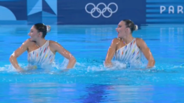 Ολυμπιακοί Αγώνες: Στην 13η θέση στην καλλιτεχνική κολύμβηση οι Πλατανιώτη - Μαλκογεώργου - Βίντεο 