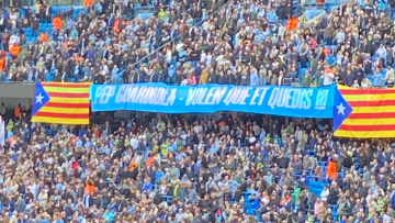 Πανό των οπαδών της Σίτι για την παραμονή του Γκουαρδιόλα: Πεπ, θέλουμε να μείνεις 