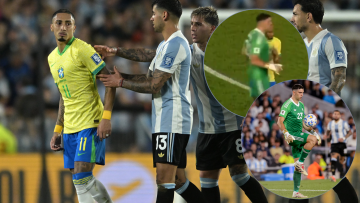Την είχαν... στημένη στον Ραφίνια στο ντέρμπι ανάμεσα σε Αργεντινή και Βραζιλία - Το μπούλινγκ του Ντίμπου και ο «χορός» του Άλβαρες - Βίντεο