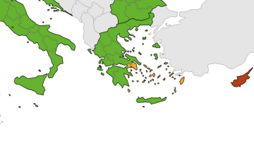 Xarths Ecdc Kitrinise Kai H Krhth Meta Thn Attikh Tis Kyklades Kai Ta Dwdekanhsa