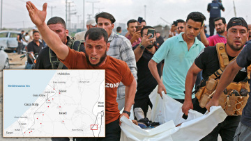 Πόλεμος στο Ισραήλ: 350 νεκροί ήδη στον πόλεμο Ισραήλ - Χαμάς: 150 Ισραηλινοί νεκροί και 200 Παλαιστίνιοι στη Γάζα