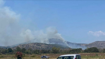 Καλύτερη η εικόνα της φωτιάς στην Πογωνιά Αιτωλοακαρνανίας