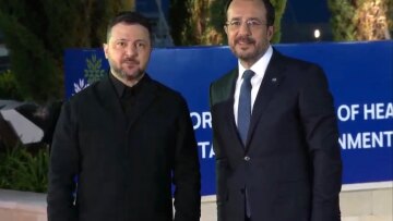 Στην Κύπρο ο Ζελένσκι: Απέφυγε να απαντήσει για την τουρκική κατοχή