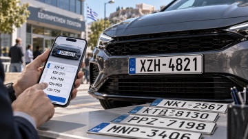 Αλλάζουν όλα στις πινακίδες κυκλοφορίας – Θα πληρώνουμε για να επιλέξουμε τον αριθμό μας 