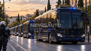 Από την Τουρκία τα εξήντα νέα λεωφορεία Mercedes για τα ΜΑΤ - Τι θα έχουν μέσα