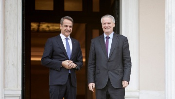 Μητσοτάκης: Συναντήθηκε με τον ΓΓ του ΟΟΣΑ - «Ουσιαστική η πρόοδος της Ελλάδας τα 5 τελευταία χρόνια»