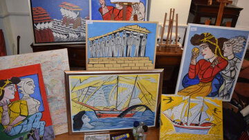 Θεσσαλονίκη: Κατασχέθηκαν 930 έργα τέχνης - Η ανακοίνωση της ΕΛΑΣ για τη συμμορία με τους πλαστούς πίνακες, δείτε φωτογραφίες