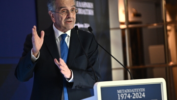 Στην αποχή από την ψηφοφορία για τον προϋπολογισμό καταλήγει ο Αντώνης Σαμαράς