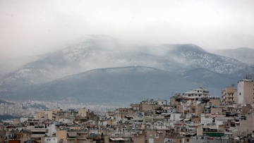 Κακοκαιρία - Καλλιάνος: Καταφθάνουν τα χιόνια στα βόρεια προάστια της Αττικής από τα 400 μέτρα και πάνω