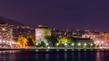 Θεσσαλονίκη: Τοποθετείται καλλιτεχνικός φωτισμός στον Λευκό Πύργο - Τροποποιείται το ωράριό του