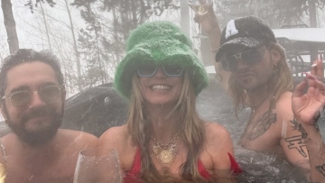 Χάιντι Κλουμ: Στο τζακούζι με τον σύζυγό της και τον αδελφό του 