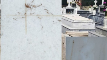 Ιερόσυλοι βεβήλωσαν περισσότερους από 15 τάφους και έκλεψαν σταυρούς στο νεκροταφείο της Σούδας 