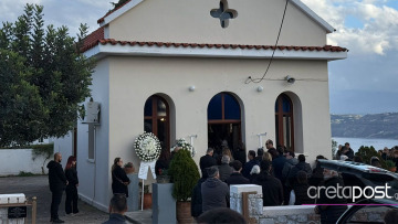 Θρήνος και οργή στο τελευταίο «αντίο» στον 22χρονο Παναγιώτη από τα Χανιά