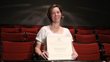 Μαρία Πρωτόπαππα: Έλαβε το πρώτο βραβείο «Μάγια Λυμπεροπούλου»