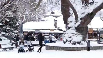 Ηπειρος: Παγετός δυσκολεύει τη μετακίνηση σε Μέτσοβο και Κόνιτσα - Έντονο χιόνι στην Άρτα