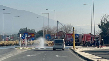Συναγερμός για διαρροή αερίου στη Θέρμη