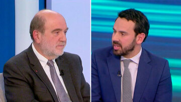 Ξέφυγε ο Αλεξιάδης για τα Τέμπη: Η κυβέρνηση δολοφόνησε τους 57 - Απείλησε να ρίξει ποτήρι με νερό στον Ρωμανό