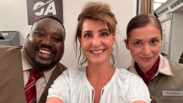 Νία Βαρντάλος: Αναπολεί τα γυρίσματα στην Ελλάδα - Οι φωτογραφίες από το σετ του «Γάμος αλά ελληνικά 3»