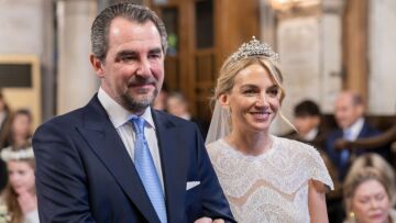 Νικόλαος Ντε Γκρες - Χρυσή Βαρδινογιάννη: Η επίσημη ανακοίνωση για τον γάμο τους και οι πρώτες φωτογραφίες μέσα από την εκκλησία