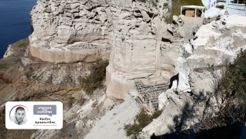 Αυτοψία στο αρχιτεκτονικό χάος της Σαντορίνης: Αυθαιρεσίες που αιωρούνται στο κενό, ερείπια του 1956 που έγιναν καταλύματα