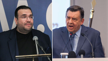 Ο... Φίλιππος Καμπούρης λέει ότι διέγραψε από το ΛΑΟΣ τον ιδρυτή του κόμματος, Γιώργο Καρατζαφέρη