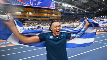 Επικός Καραλής μετά τον θρίαμβο:  Είχα μάτι, μου γλίστρησε το κοντάρι αλλά πήραμε το χρυσό - Βίντεο 