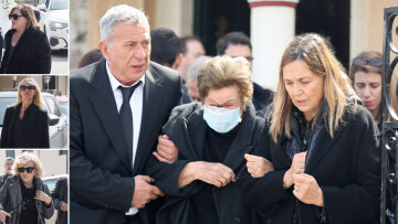 Θλίψη στο τελευταίο αντίο της Καίτης Κωνσταντίνου - Συντετριμμένοι την αποχαιρέτησαν συγγενείς και φίλοι