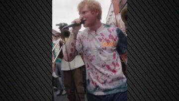 Ο Εντ Σίραν βγήκε στους δρόμους της Νέας Ορλεάνης και ερμήνευσε το νέο του τραγούδι