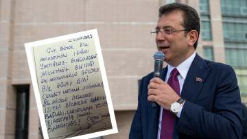 Ιμάμογλου σε χειρόγραφο σημείωμα μέσα από τη φυλακή: Η ελπίδα μας είναι μεγάλη και το κουράγιο μας ατελείωτο 