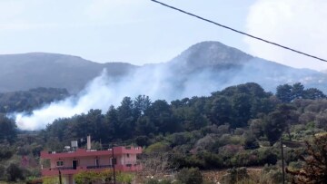 Φωτιά στη Σάμο - Ισχυρές πυροσβεστικές δυνάμεις στο σημείο, δείτε φωτογραφίες